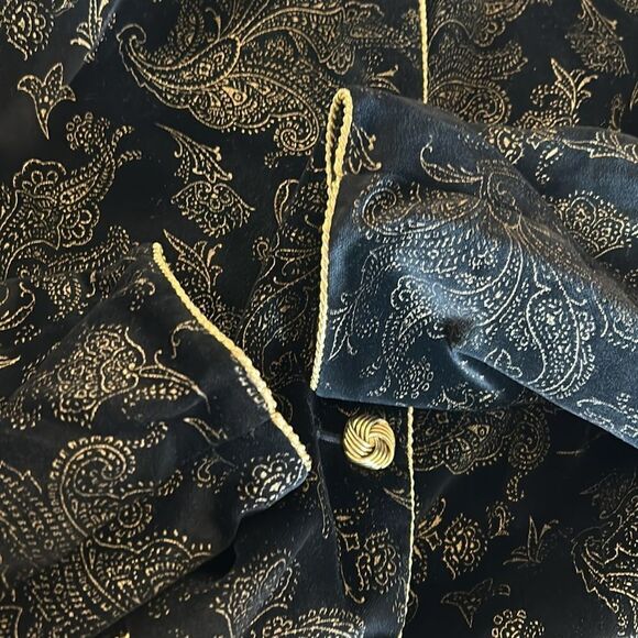 JARGER cropped jacket Gold trim and buttons with Black SZ 14 - Picture 12 of 15